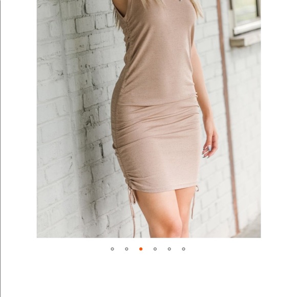 Drawstring Dress Midi - Picture 4 of 4